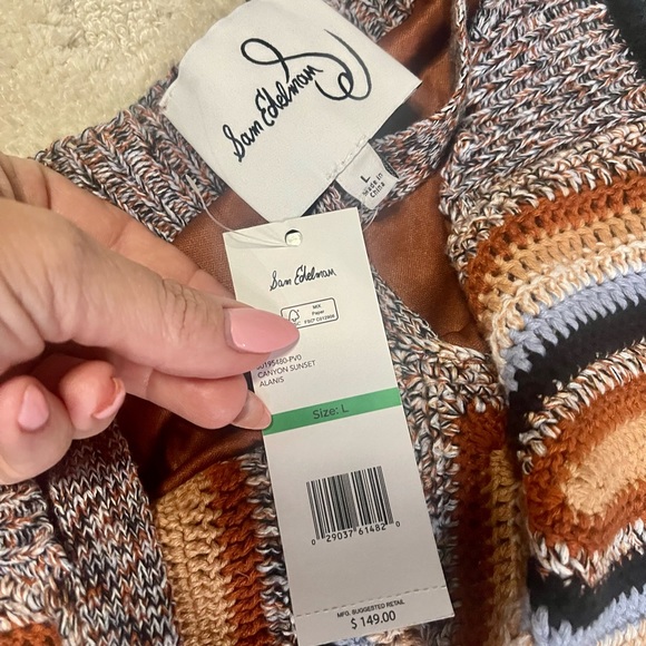 NWT Sam Edelman Crochet Alanis Dress Sz L Large - Picture 6 of 10